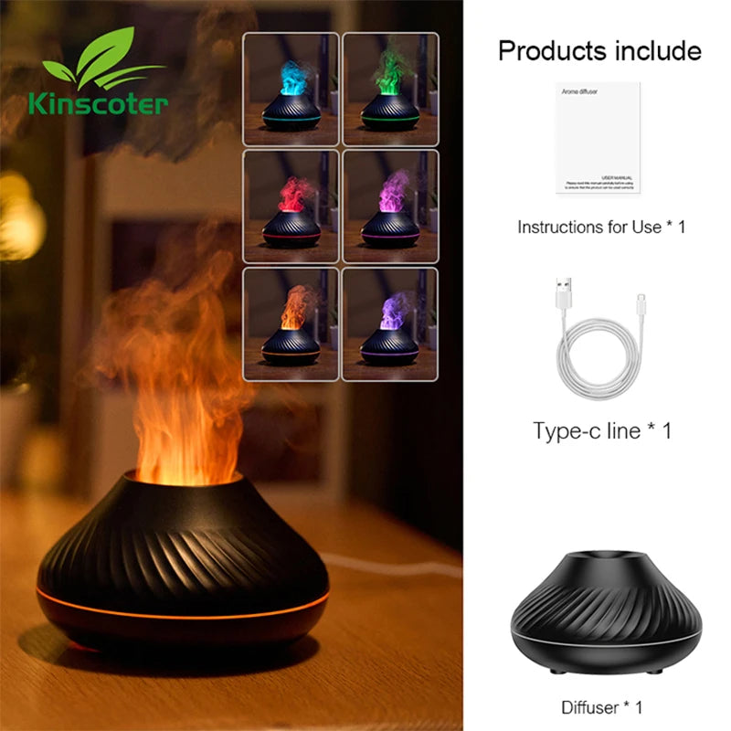 Volcanic Aroma Diffuser Essential Oil Lamp