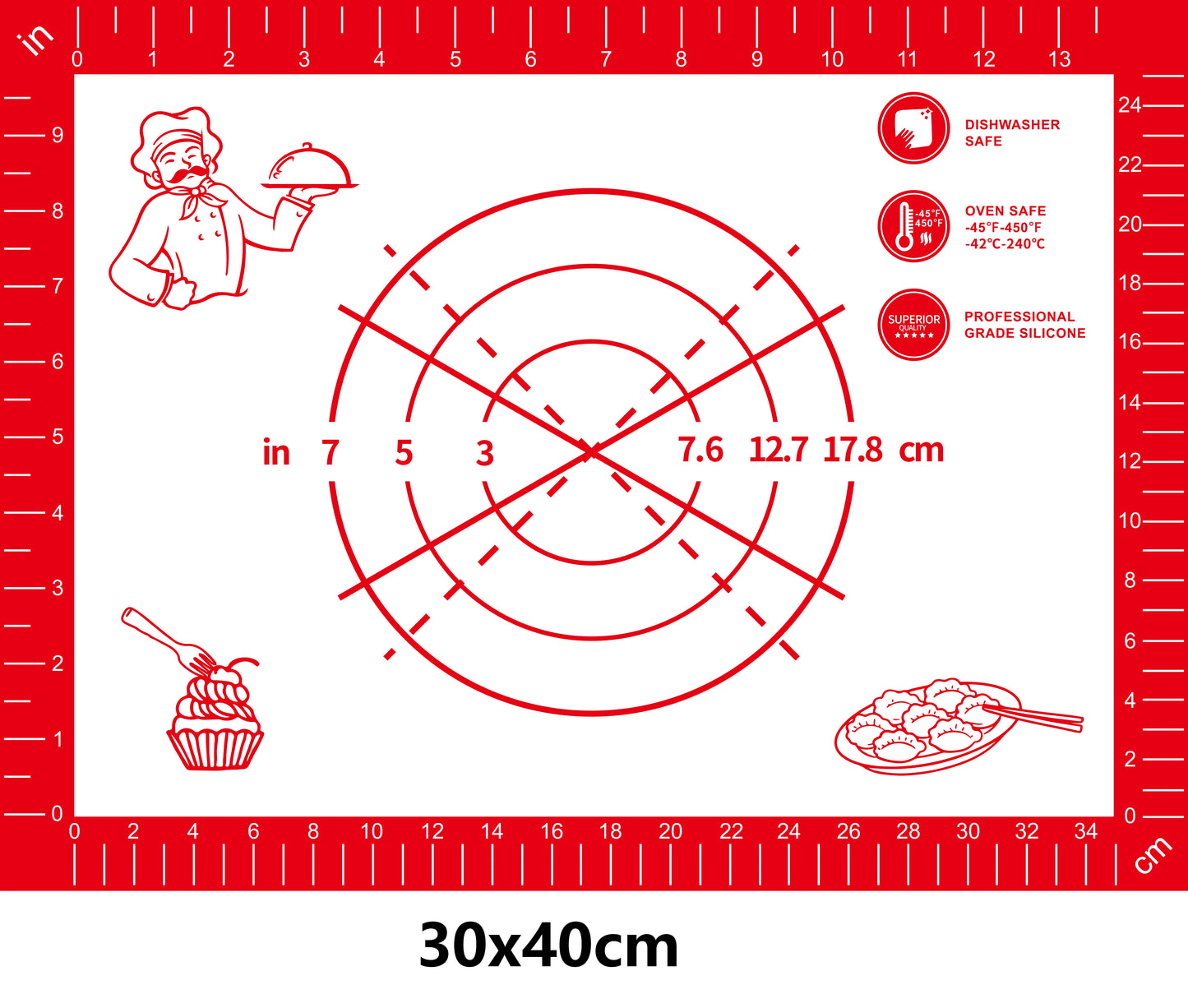 Non-Stick Silicone Baking Mat