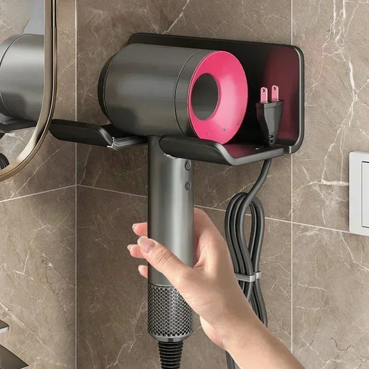 Wall Mounted Hair Dryer Holder Stand