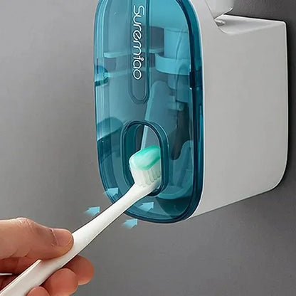 Toothpaste Dispenser Wall Mount Lazy Squeezer