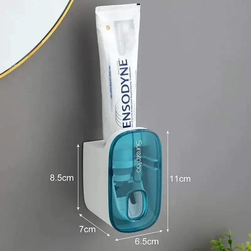 Toothpaste Dispenser Wall Mount Lazy Squeezer