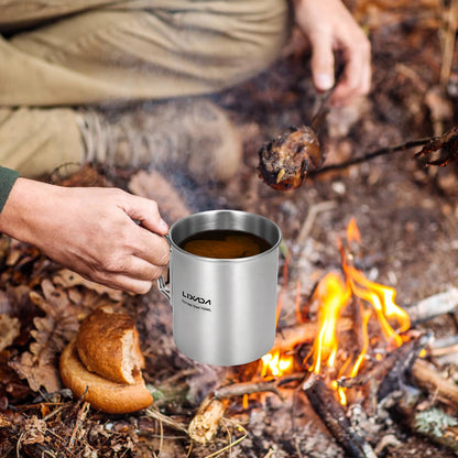 Lixada 750ml Stainless Steel Outdoor Cup