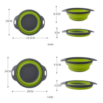 Silicone Fruit Vegetable Drainage Basket