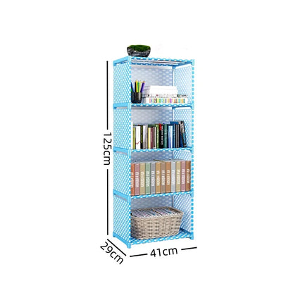 Multi-Layer Metal Bookshelf