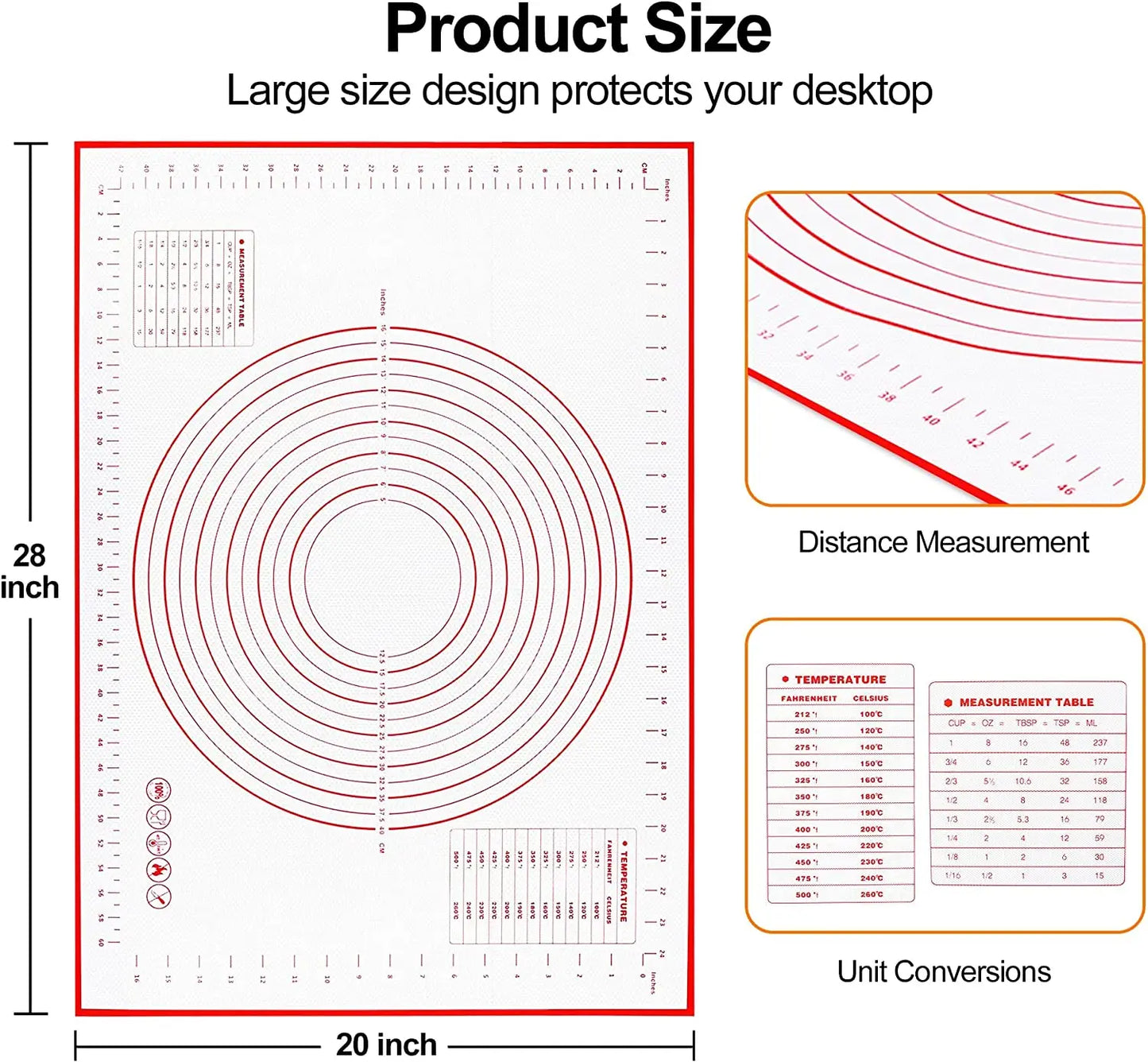 Non-Stick Silicone Baking Mat