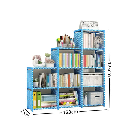 Multi-Layer Metal Bookshelf