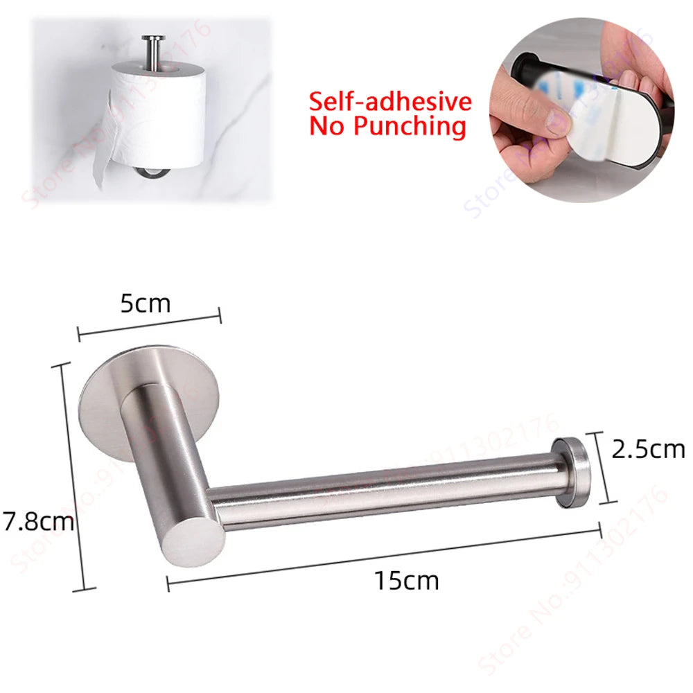 Adhesive Toilet Paper Holder