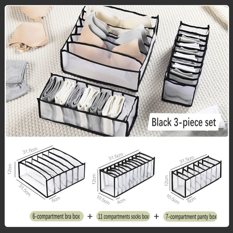 Foldable Underwear Organizer Clothes Drawer Storage Box