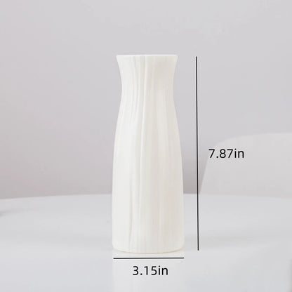 Nordic Minimalist Plastic Flower Vase