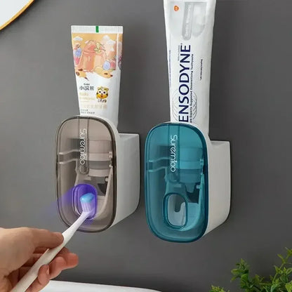 Toothpaste Dispenser Wall Mount Lazy Squeezer