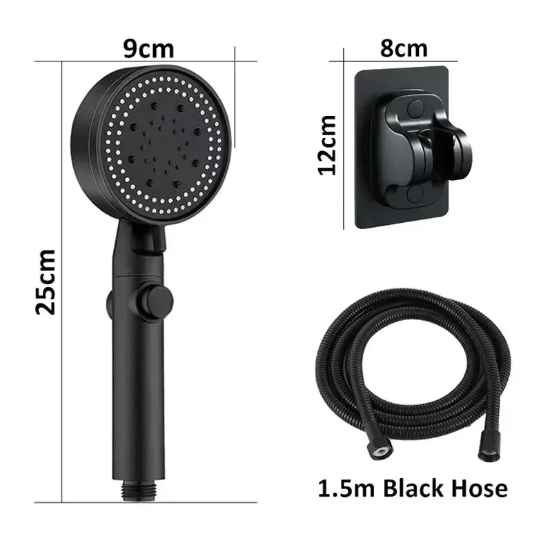 5-Mode Adjustable High Pressure Handheld Shower Head