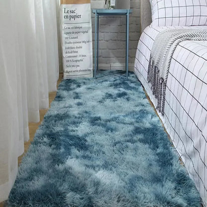 Soft Gray Plush Carpet