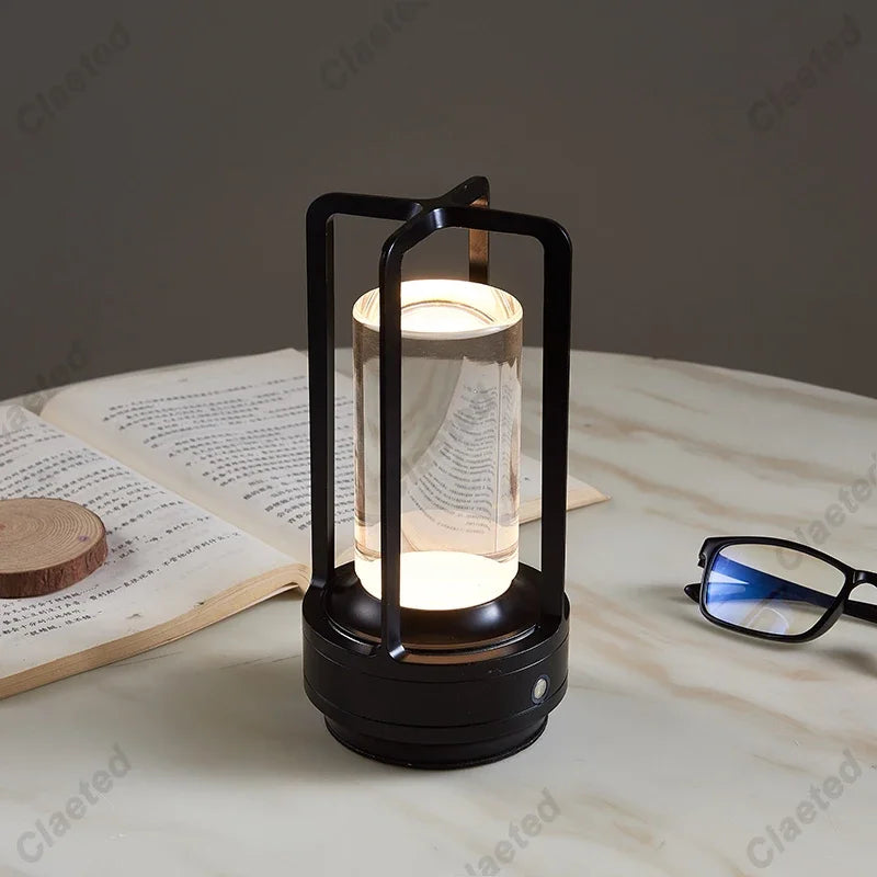 Industrial LED Cordless Table Lamp