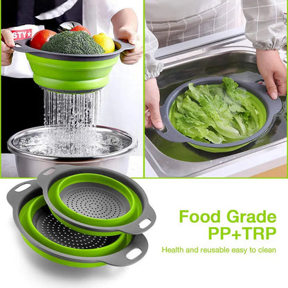 Silicone Fruit Vegetable Drainage Basket