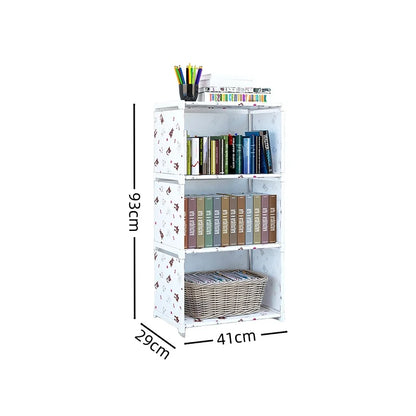 Multi-Layer Metal Bookshelf