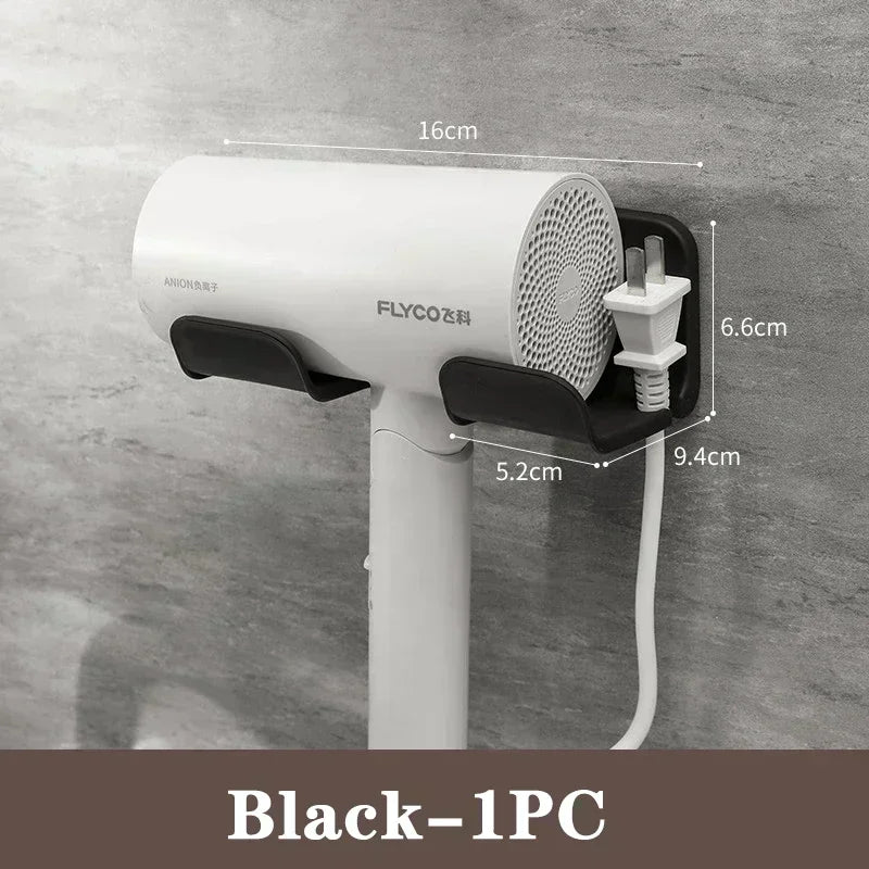 Wall Mounted Hair Dryer Holder Stand