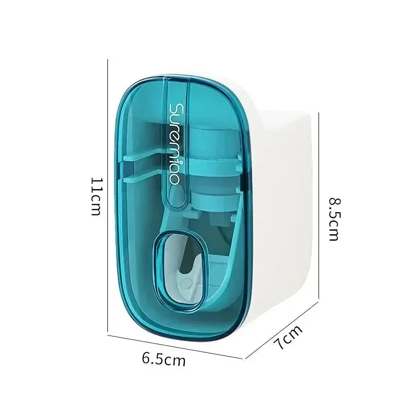 Toothpaste Dispenser Wall Mount Lazy Squeezer