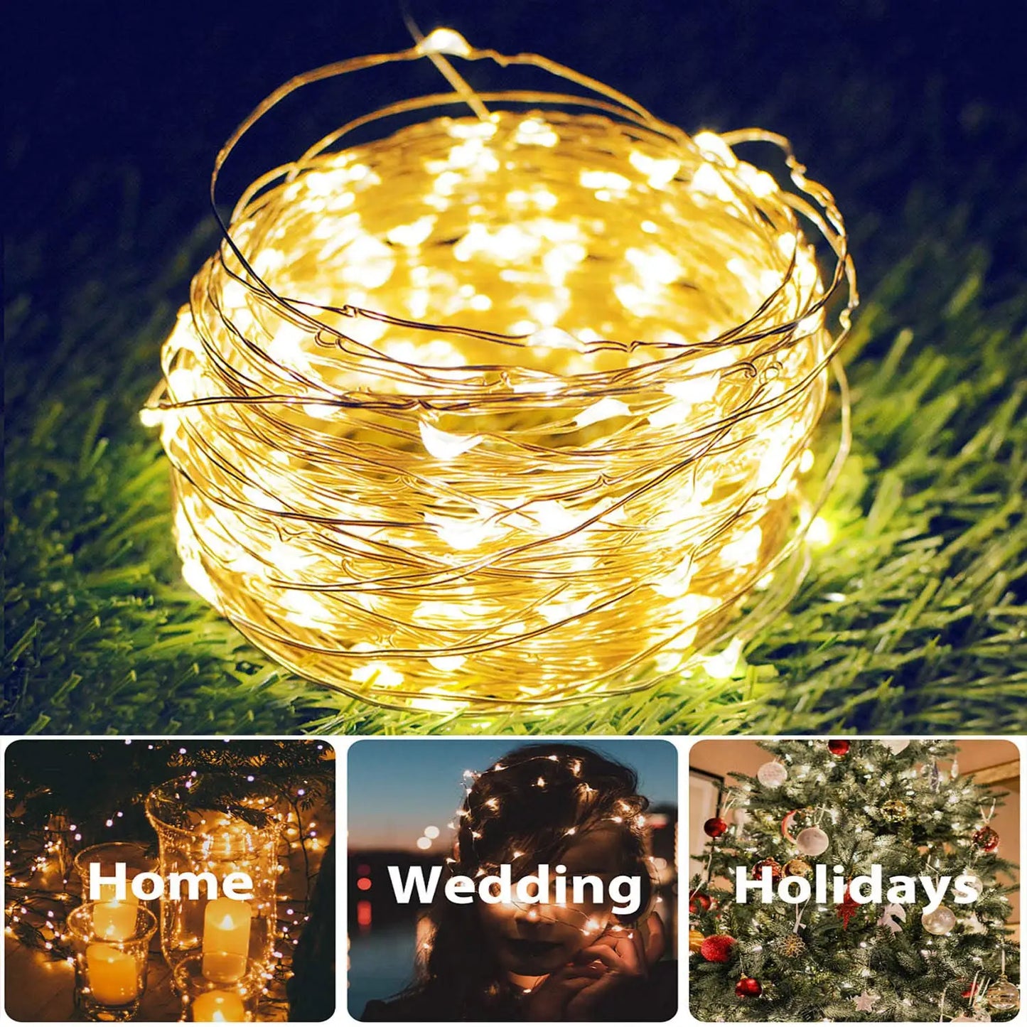 Outdoor Solar String Lights LED