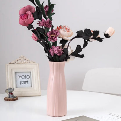 Nordic Minimalist Plastic Flower Vase