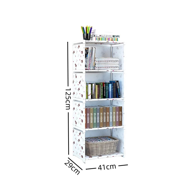 Multi-Layer Metal Bookshelf