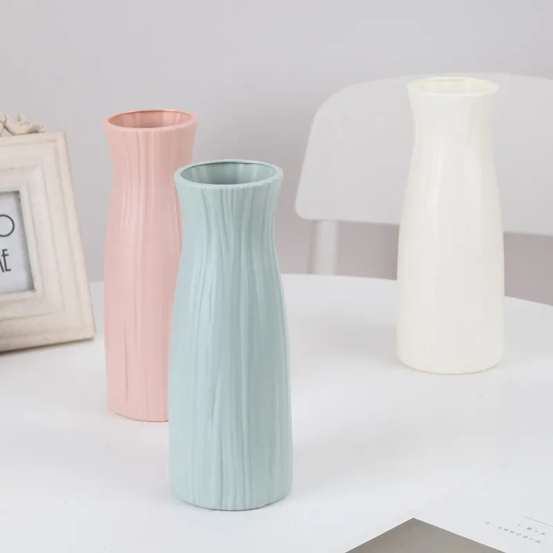 Nordic Minimalist Plastic Flower Vase