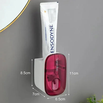 Toothpaste Dispenser Wall Mount Lazy Squeezer